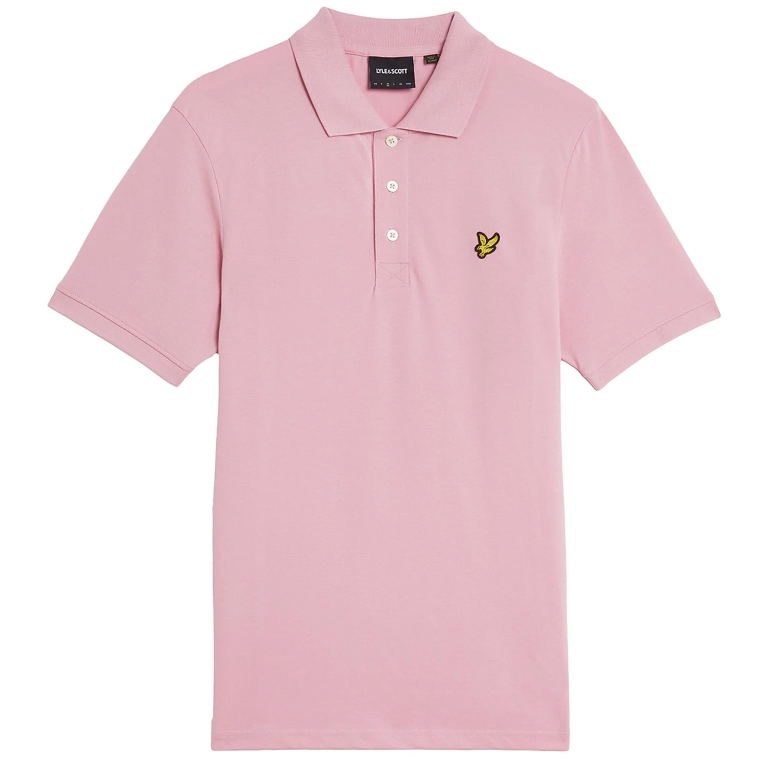 Lyle & Scott Plain Mens Polo Shirt Pink Light 8 Lyle & Scott Plain Mens Polo Shirt Pink Light - Image 6