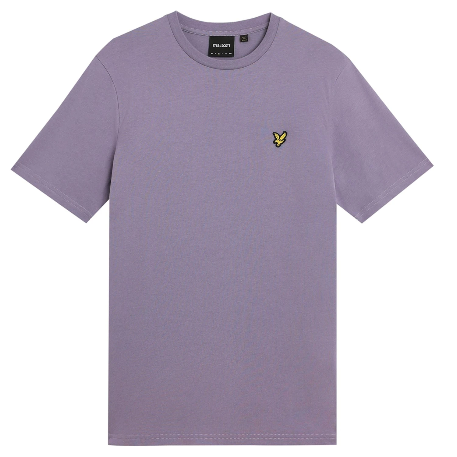 Lyle & Scott Plain Mens T-Shirt Dusk Purple 8 Lyle & Scott Plain Mens T-Shirt Dusk Purple - Image 6
