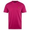 Lyle & Scott Plain Mens T-Shirt Fushia -Teepeg Store image450858530