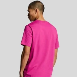 Lyle & Scott Plain Mens T-Shirt Fushia -Teepeg Store image450858536