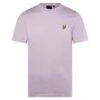 Lyle & Scott Plain Mens T-Shirt Mist Lilac -Teepeg Store image450858662