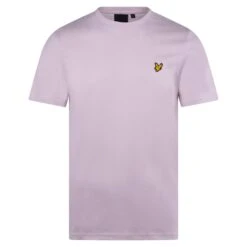 Lyle & Scott Plain Mens T-Shirt Mist Lilac