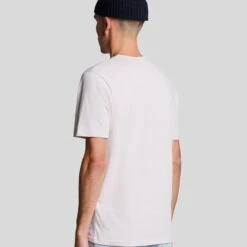 Lyle & Scott Plain Mens T-Shirt Mist Lilac -Teepeg Store image450858672