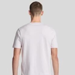 Lyle & Scott Plain Mens T-Shirt Mist Lilac -Teepeg Store image450858674