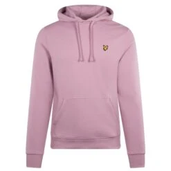 Lyle & Scott Pullover Mens Hoodie Pink Light