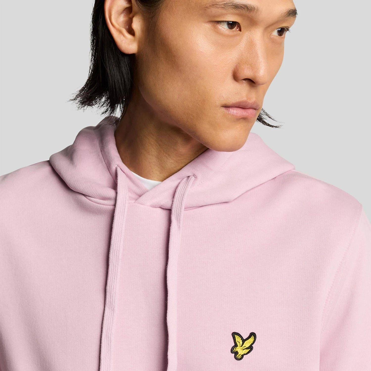 Lyle & Scott Pullover Mens Hoodie Pink Light 7 Lyle & Scott Pullover Mens Hoodie Pink Light - Image 5