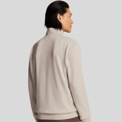 Lyle & Scott Superfine Quarter Zip Sweatshirt Cove 13 Lyle & Scott Superfine Quarter Zip Sweatshirt Cove -Teepeg Store image450859734