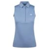 J.Lindeberg J Lindeberg Dena Ladies Sleeveless Golf Polo Shirt Rain Washed 2 J.Lindeberg J Lindeberg Dena Ladies Sleeveless Golf Polo Shirt Rain Washed -Teepeg Store image450966603