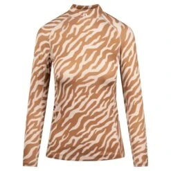 J.Lindeberg J Lindeberg Ella Print Ladies Compression Base Layer Tour Tiger Tigers Eye
