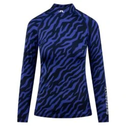 J.Lindeberg J Lindeberg Ella Print Ladies Compression Base Layer Tour Tiger Clematis