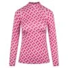 J.Lindeberg J Lindeberg Ella Print Ladies Compression Base Layer Tour Geo Pink