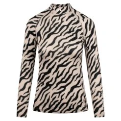 J.Lindeberg J Lindeberg Ella Print Ladies Compression Base Layer Tour Tiger Moonbeam