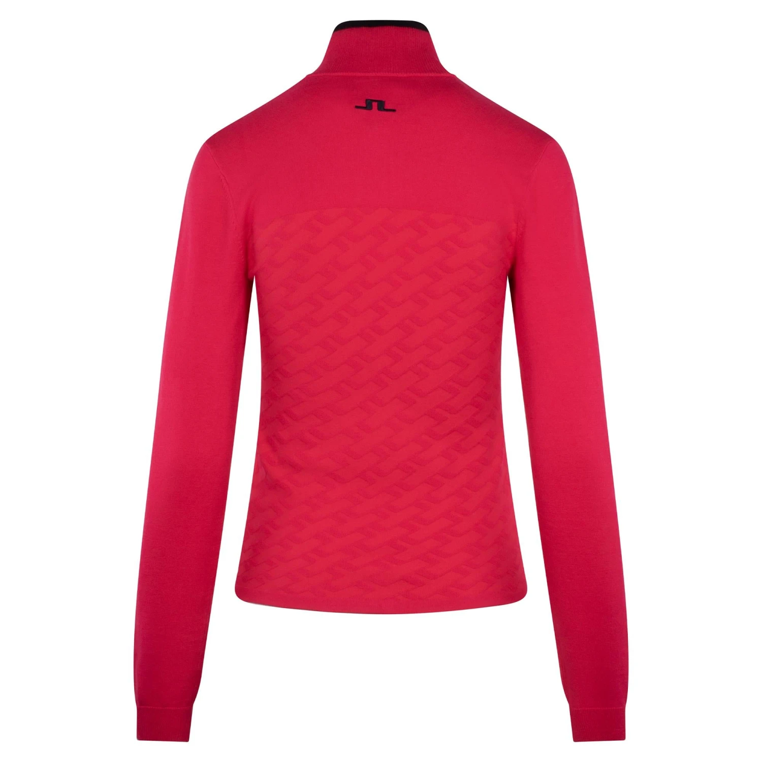 J.Lindeberg J Lindeberg Anna Knitted Ladies Full Zip Golf Sweater Azalea 4 J.Lindeberg J Lindeberg Anna Knitted Ladies Full Zip Golf Sweater Azalea - Image 2