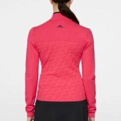 J.Lindeberg J Lindeberg Anna Knitted Ladies Full Zip Golf Sweater Azalea 13 J.Lindeberg J Lindeberg Anna Knitted Ladies Full Zip Golf Sweater Azalea -Teepeg Store image450970324