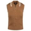 J.Lindeberg J Lindeberg Ramona Ladies Knitted Polo Shirt Tigers Eye -Teepeg Store image450970586