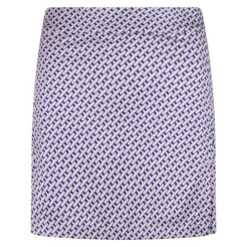 J.Lindeberg J Lindeberg Amelie Print Mid Ladies Golf Skirt Tour Geo Moonbeam