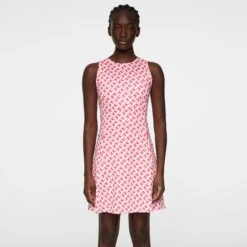 J.Lindeberg J Lindeberg Cora Print Ladies Golf Dress Tour Geo Pink 11 J.Lindeberg J Lindeberg Cora Print Ladies Golf Dress Tour Geo Pink -Teepeg Store image450972090