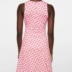 J.Lindeberg J Lindeberg Cora Print Ladies Golf Dress Tour Geo Pink 13 J.Lindeberg J Lindeberg Cora Print Ladies Golf Dress Tour Geo Pink -Teepeg Store image450972094