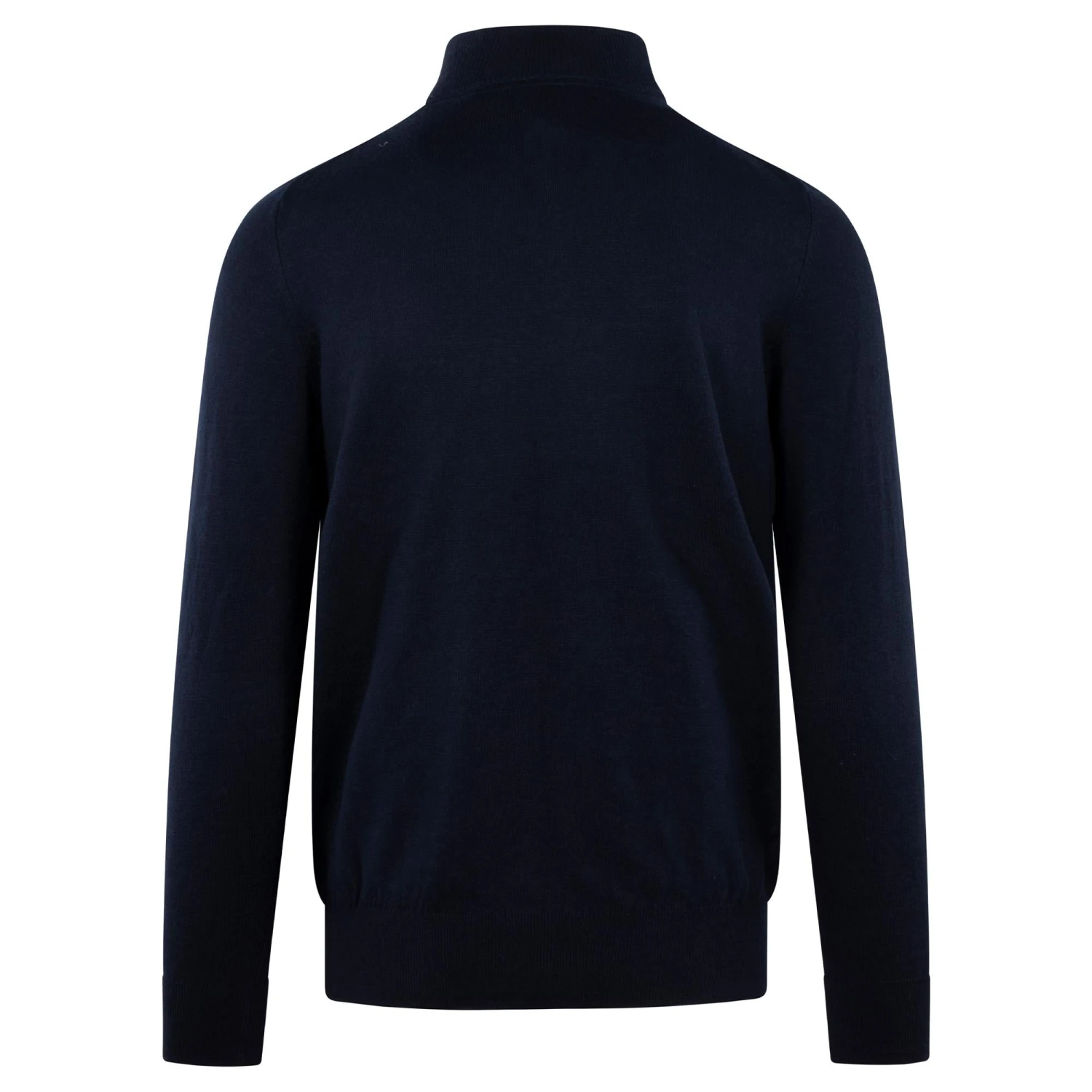 Lyle & Scott Cotton Merion Quarter Zip Jumper Dark Navy 4 Lyle & Scott Cotton Merion Quarter Zip Jumper Dark Navy - Image 2