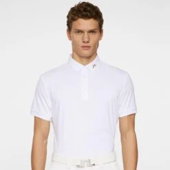 J.Lindeberg J Lindeberg KV Mens Golf Polo Shirt White 12 J.Lindeberg J Lindeberg KV Mens Golf Polo Shirt White -Teepeg Store image451112842
