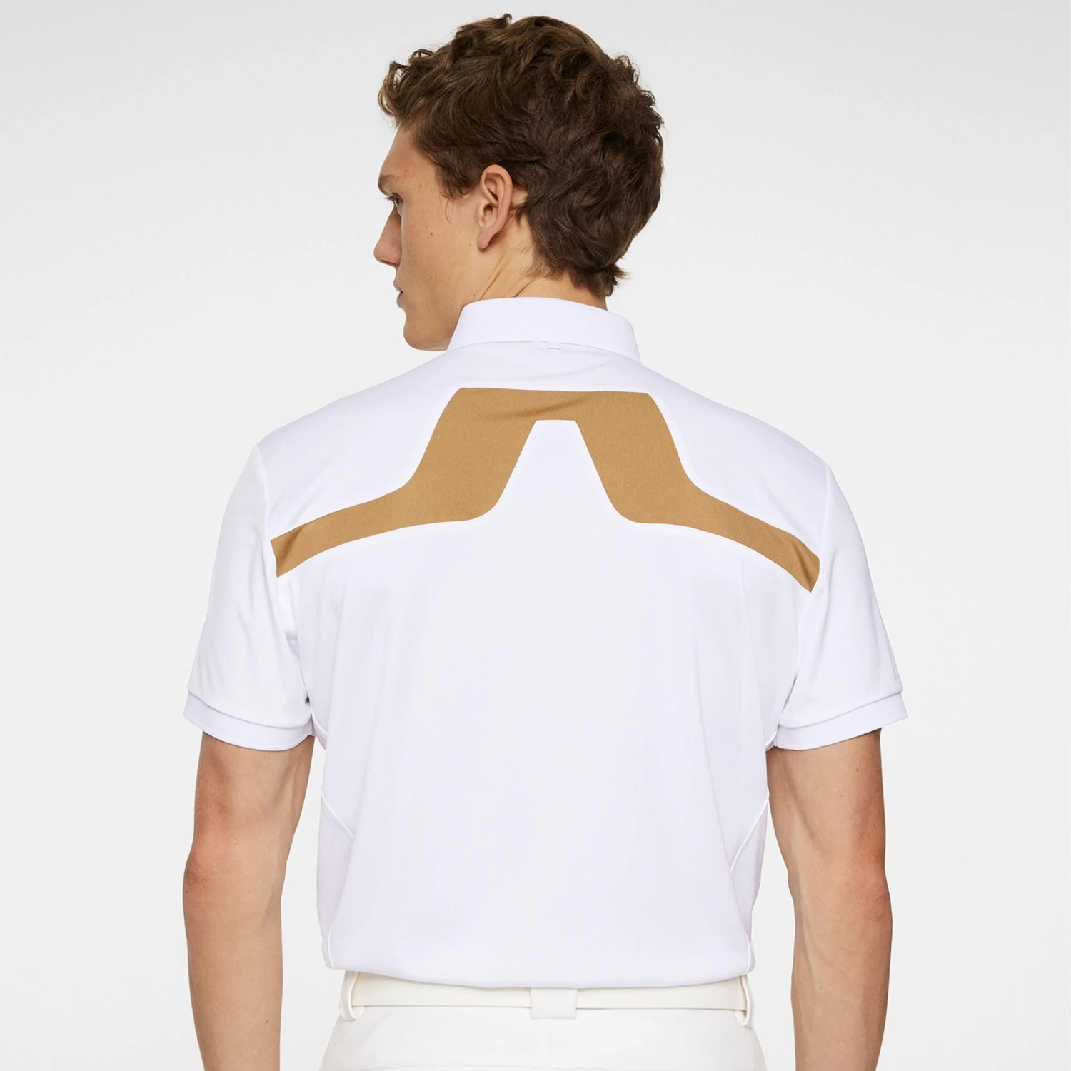 J.Lindeberg J Lindeberg KV Mens Golf Polo Shirt White 7 J.Lindeberg J Lindeberg KV Mens Golf Polo Shirt White - Image 5