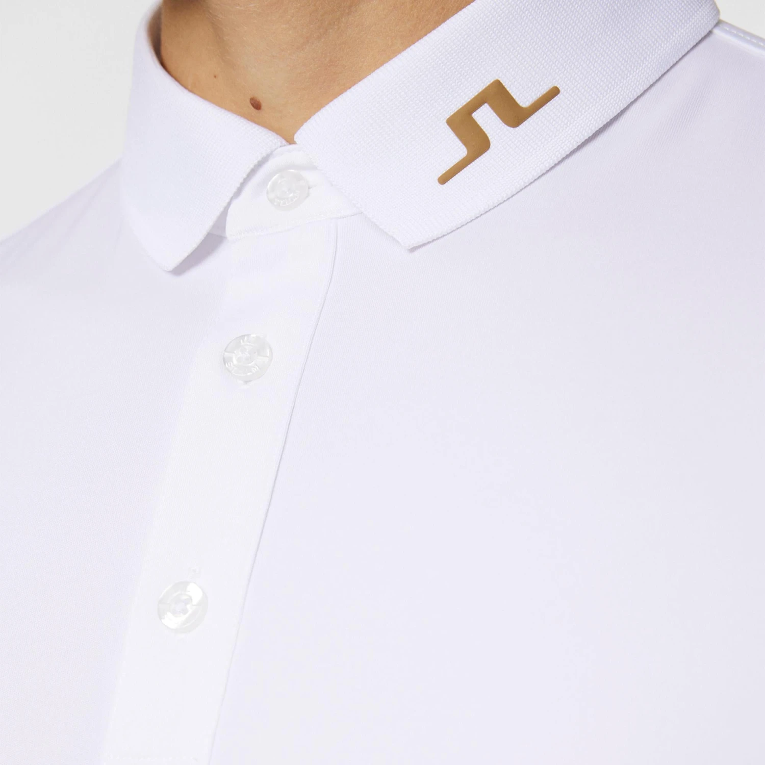 J.Lindeberg J Lindeberg KV Mens Golf Polo Shirt White 9 J.Lindeberg J Lindeberg KV Mens Golf Polo Shirt White - Image 7