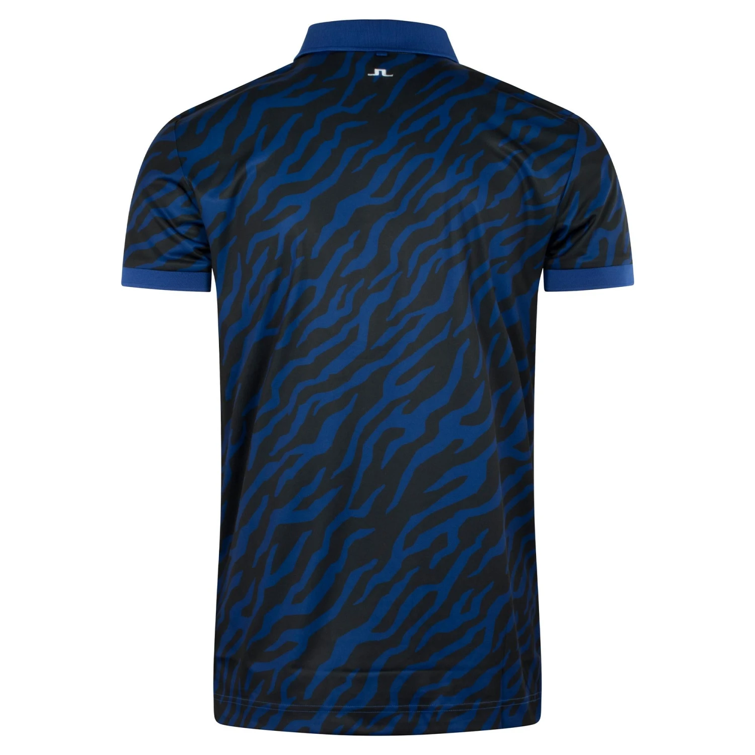 J.Lindeberg J Lindeberg Tour Tech Print Mens Golf Polo Shirt Tour Tiger Clematis 4 J.Lindeberg J Lindeberg Tour Tech Print Mens Golf Polo Shirt Tour Tiger Clematis - Image 2
