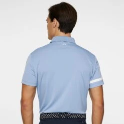 J.Lindeberg J Lindeberg Heath Mens Golf Polo Shirt Rain Washed -Teepeg Store image451115741