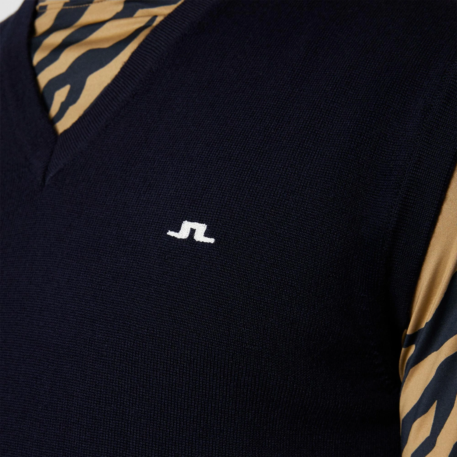 J.Lindeberg J Lindeberg Liam Knitted Mens Tour Merino Golf Vest Navy 9 J.Lindeberg J Lindeberg Liam Knitted Mens Tour Merino Golf Vest Navy - Image 7