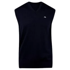 J.Lindeberg J Lindeberg Liam Knitted Mens Tour Merino Golf Vest Black