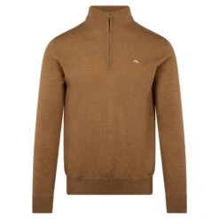 J.Lindeberg J Lindeberg Kian Tour Merino Mens Sweater Tigers Eye