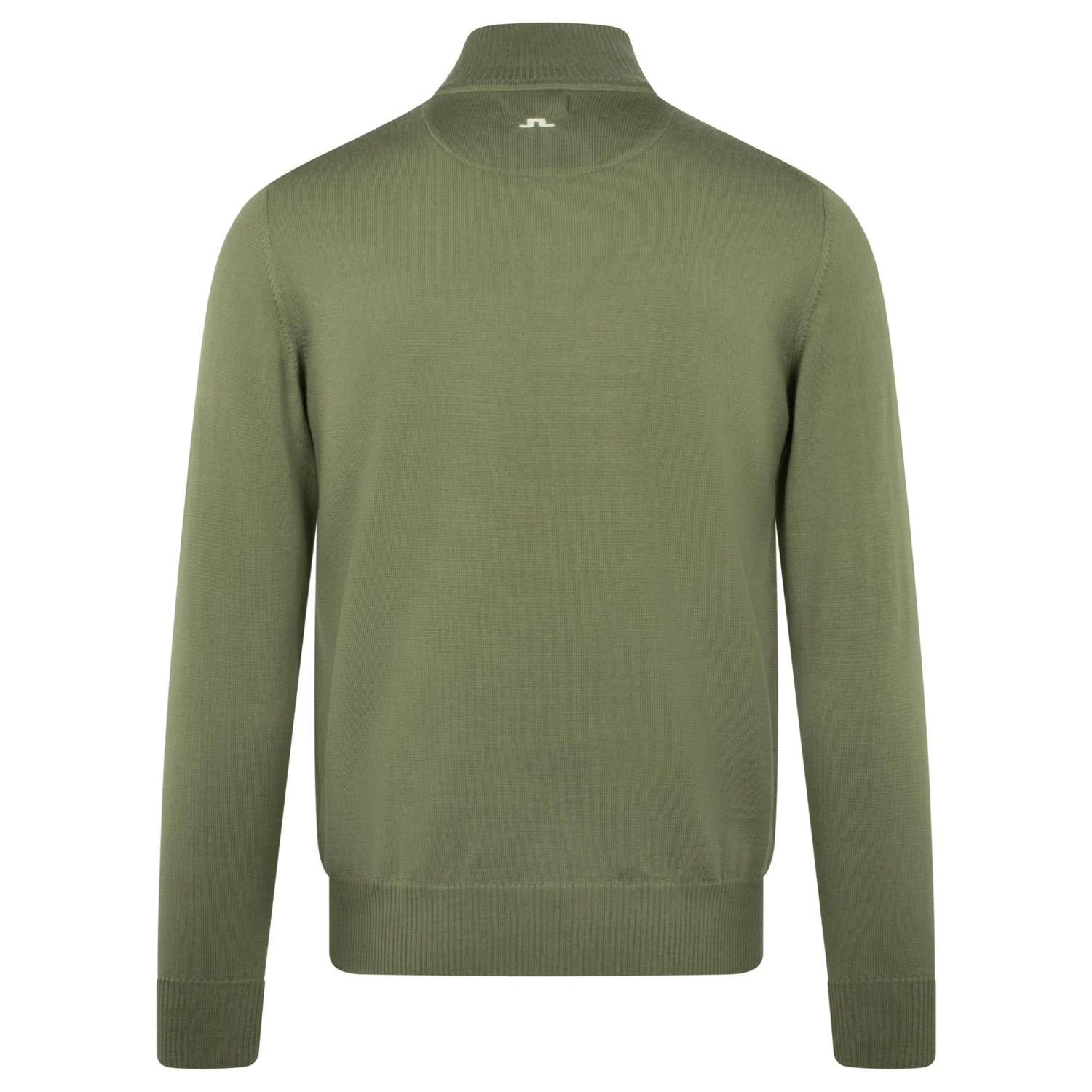 J.Lindeberg J Lindeberg Kian Tour Merino Mens Sweater Oil Green 4 J.Lindeberg J Lindeberg Kian Tour Merino Mens Sweater Oil Green - Image 2