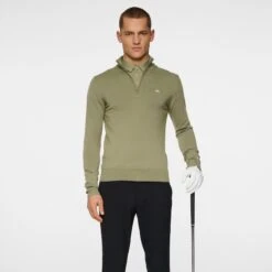 J.Lindeberg J Lindeberg Kian Tour Merino Mens Sweater Oil Green 11 J.Lindeberg J Lindeberg Kian Tour Merino Mens Sweater Oil Green -Teepeg Store image451117242