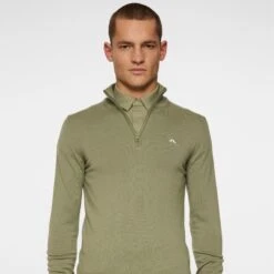 J.Lindeberg J Lindeberg Kian Tour Merino Mens Sweater Oil Green 12 J.Lindeberg J Lindeberg Kian Tour Merino Mens Sweater Oil Green -Teepeg Store image451117244