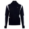 J.Lindeberg J Lindeberg Kendrick Knitted Quarter Zip Mens Sweater Navy