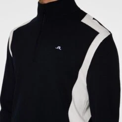 J.Lindeberg J Lindeberg Kendrick Knitted Quarter Zip Mens Sweater Navy 15 J.Lindeberg J Lindeberg Kendrick Knitted Quarter Zip Mens Sweater Navy -Teepeg Store image451117398