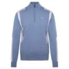 J.Lindeberg J Lindeberg Kendrick Knitted Quarter Zip Mens Sweater Rain Washed
