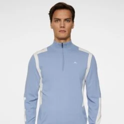 J.Lindeberg J Lindeberg Kendrick Knitted Quarter Zip Mens Sweater Rain Washed 12 J.Lindeberg J Lindeberg Kendrick Knitted Quarter Zip Mens Sweater Rain Washed -Teepeg Store image451117544
