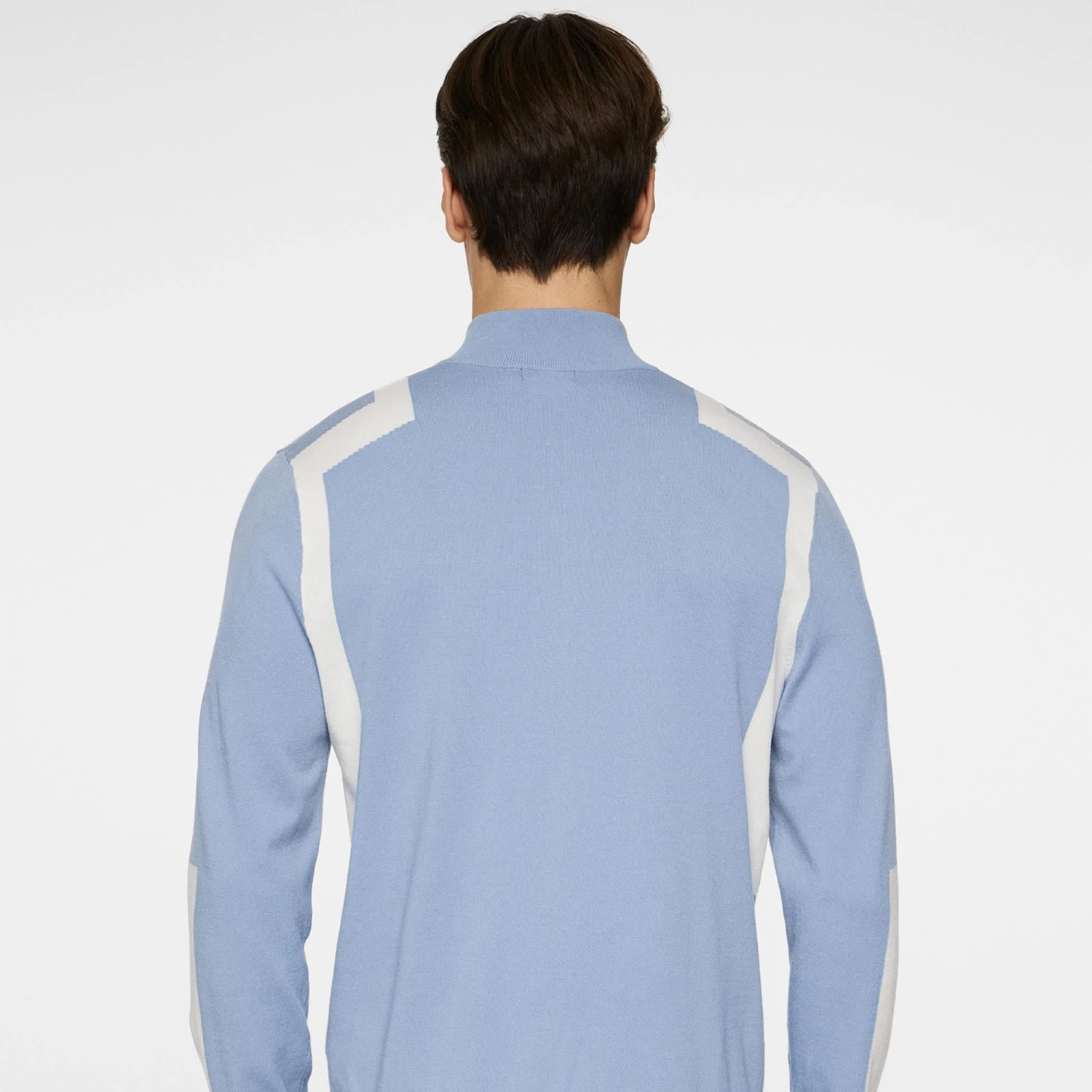 J.Lindeberg J Lindeberg Kendrick Knitted Quarter Zip Mens Sweater Rain Washed 7 J.Lindeberg J Lindeberg Kendrick Knitted Quarter Zip Mens Sweater Rain Washed - Image 5