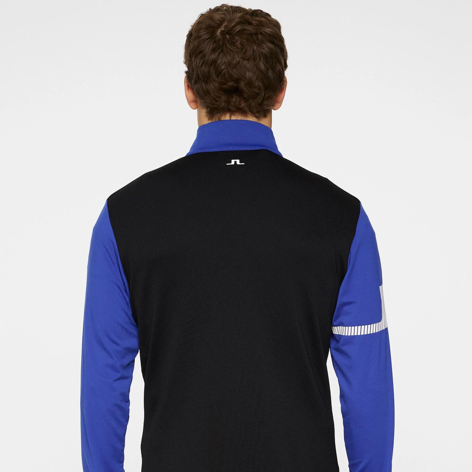 J.Lindeberg J Lindeberg Heath Strike Mens Golf Mid Layer Clematis Blue 8 J.Lindeberg J Lindeberg Heath Strike Mens Golf Mid Layer Clematis Blue - Image 6