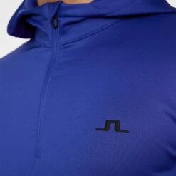 J.Lindeberg J Lindeberg Aerial Quarter Zip Mens Hoodie Clematis Blue 15 J.Lindeberg J Lindeberg Aerial Quarter Zip Mens Hoodie Clematis Blue -Teepeg Store image452283232