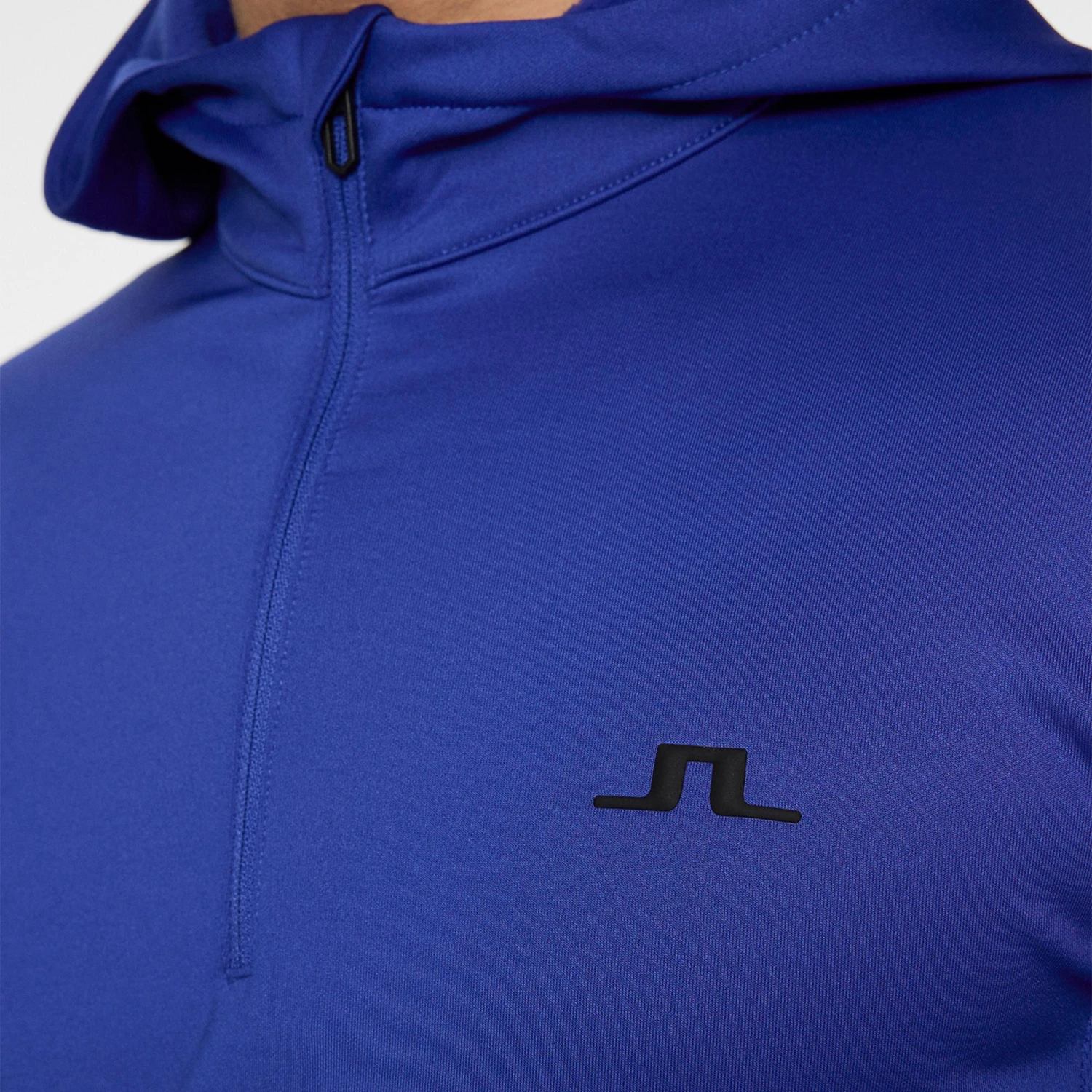 J.Lindeberg J Lindeberg Aerial Quarter Zip Mens Hoodie Clematis Blue 9 J.Lindeberg J Lindeberg Aerial Quarter Zip Mens Hoodie Clematis Blue - Image 7