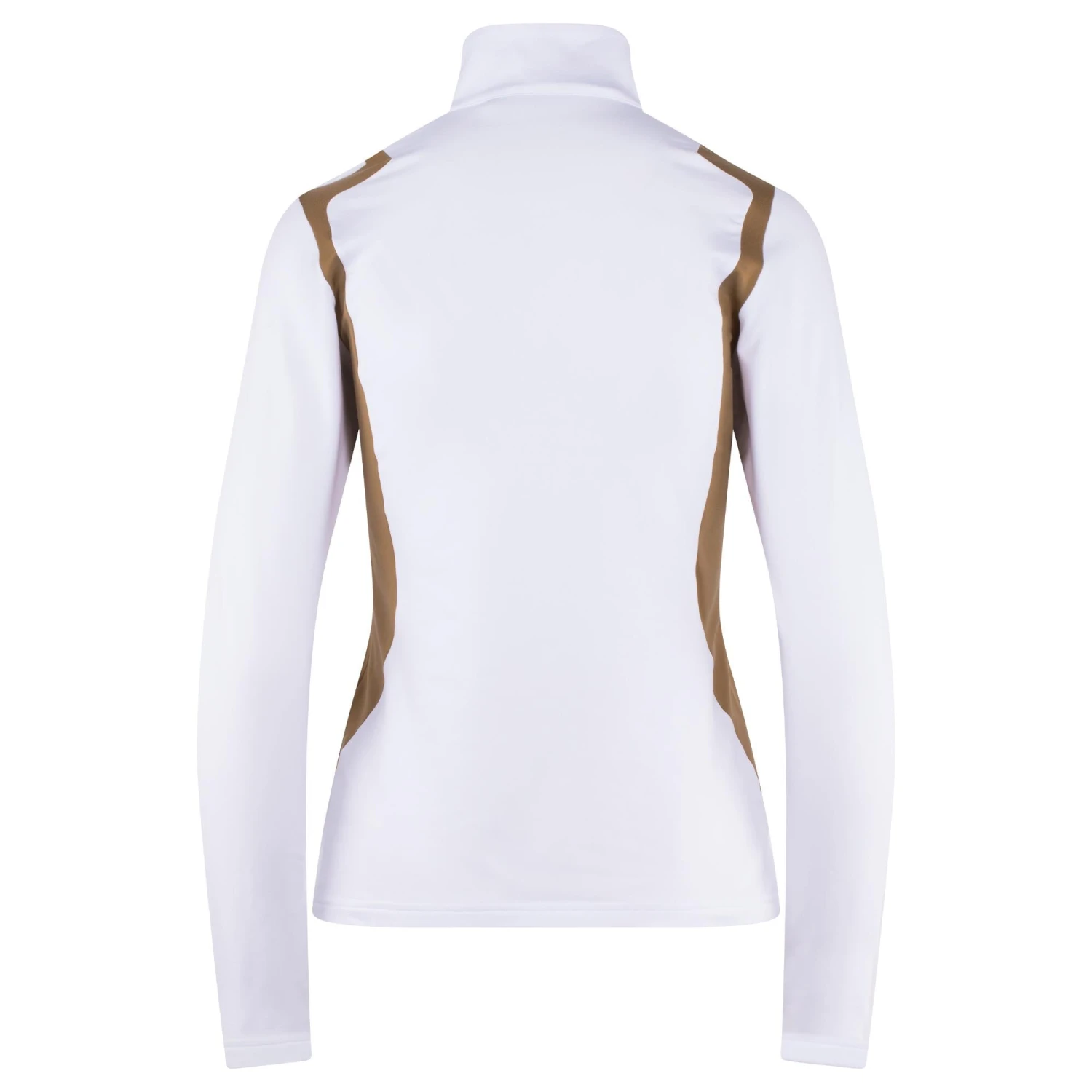 J.Lindeberg J Lindeberg Mae Quarter Zip Ladies Golf Mid Layer White 4 J.Lindeberg J Lindeberg Mae Quarter Zip Ladies Golf Mid Layer White - Image 2